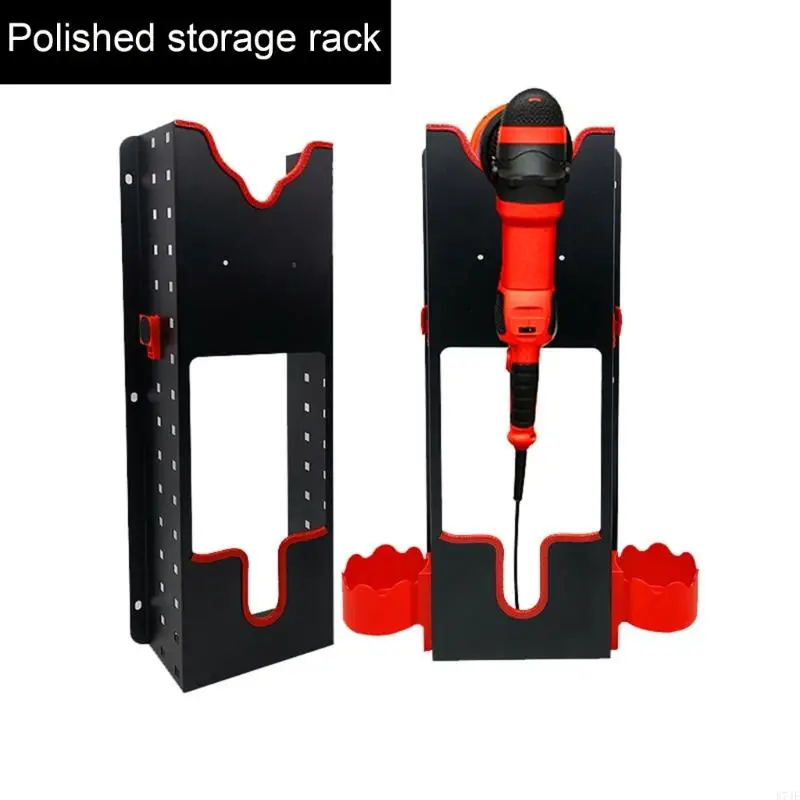 E74E Polisher Holder Wall Mount Polishing Machine Rack Car Polisher Holder