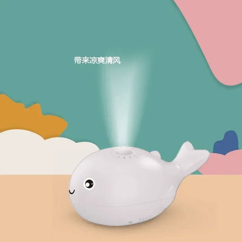 Electric Fan Floating Ball Toys Children's Floating Ball Rechargeable Handheld Mini Leafless Fan USB Educational Toy