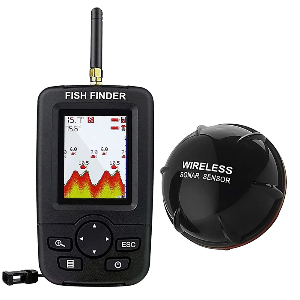 Kayak Depth Handheld Wireless Fishing Finder DASSHOLEFISHING