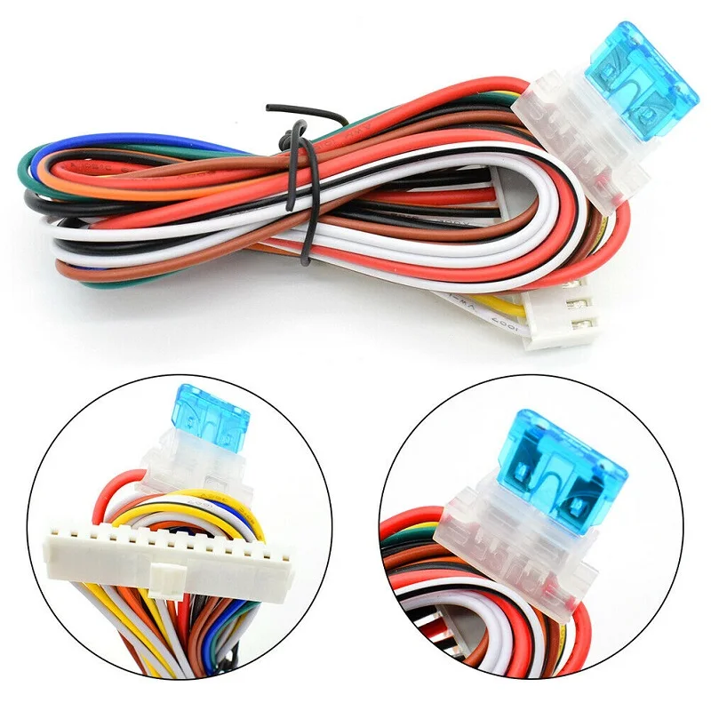 Car Door Lock Kit Car Remote Central Kit Car Remote Door Lock Kit Universal 12V Car 3-button Remote Control Lock Kit