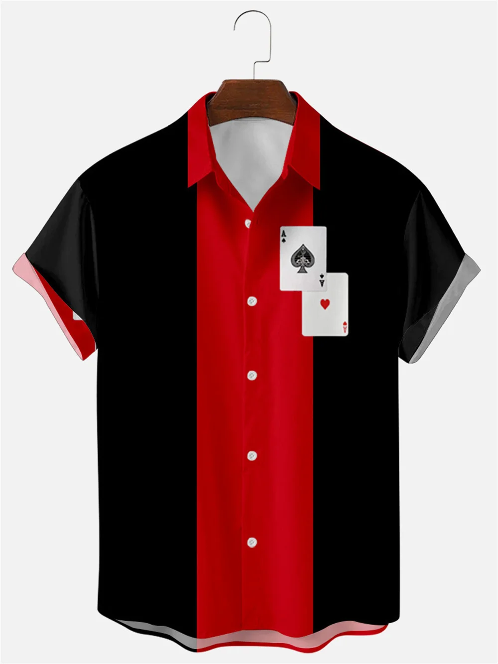 thumbnail image 1 of Camisas de estilo japonés 2024 para hombre, camisas hawaianas con estampado 3D informal y fresco de verano, camisa de manga corta con solapa, ropa de calle para hombre y mujer, 1 of 4