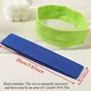 10 pieces of women's elastic headband, anti slip, sweat absorbing, suitable for yoga, running, and sports 3