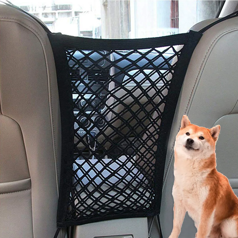 Dog Car Barrier For Back Seat - Mesh Dog Barrier For Car