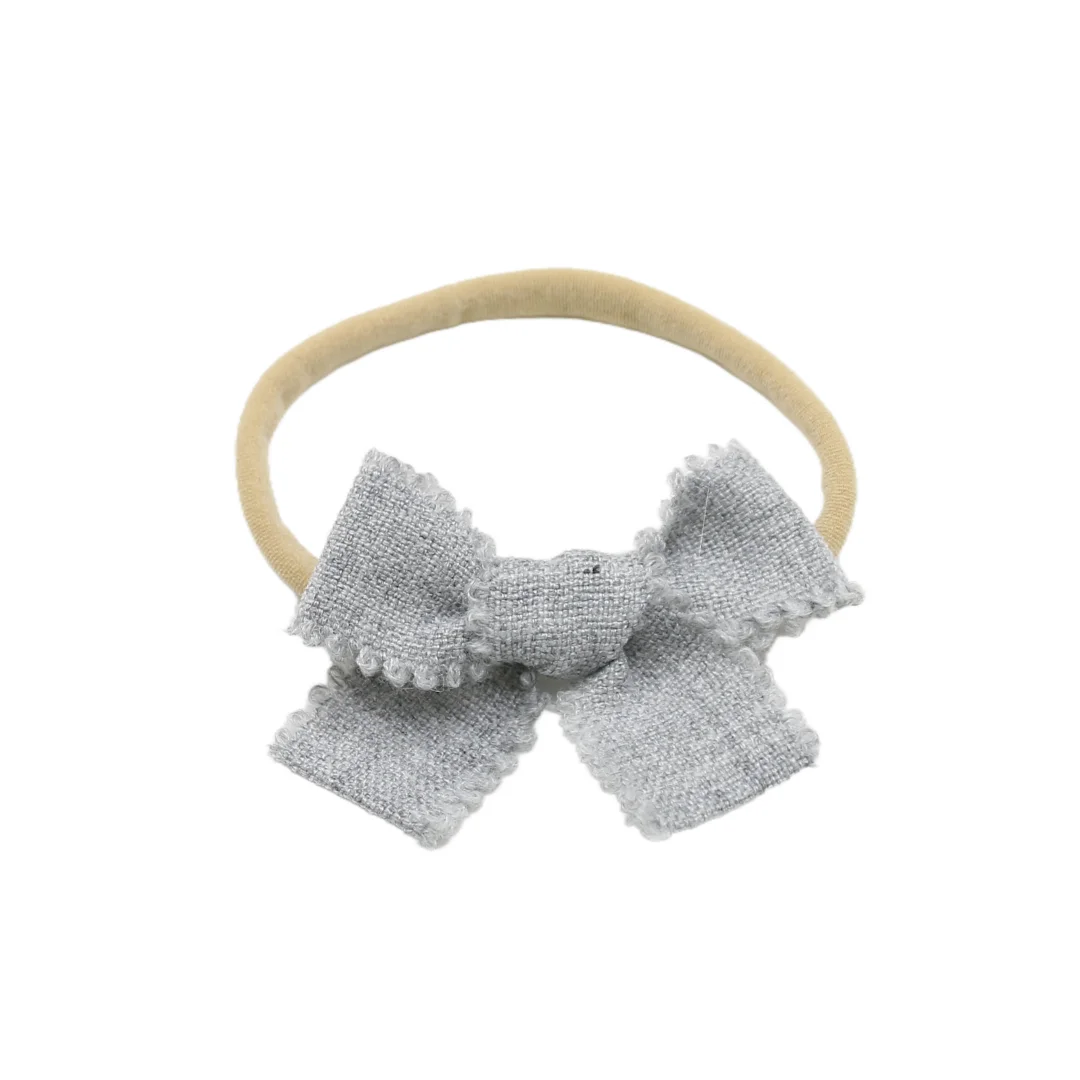 Elegant Wool Feeling Flat Band Large Hair headband Baby Mini clip Kids School Hair Accessories hairband