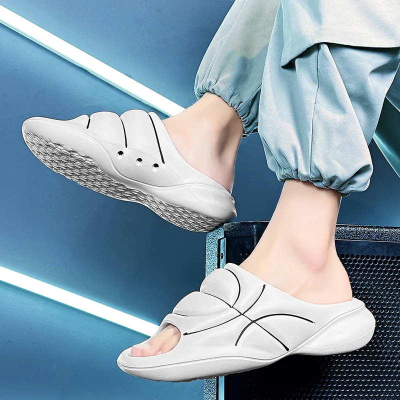 Slip Slippers for Men Non-Slip Slipper for Indoor Outdoor With Thick Sole Super Soft Non-Slip Soft Foam Sliders_voghion.com