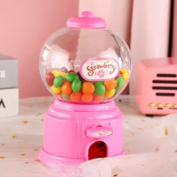 Minimáquina de dulces de 15cm para niños y niñas, hucha giratoria de ahorro, juguetes educativos inquietos, regalos para el Día de San Valentín, juguetes para niños