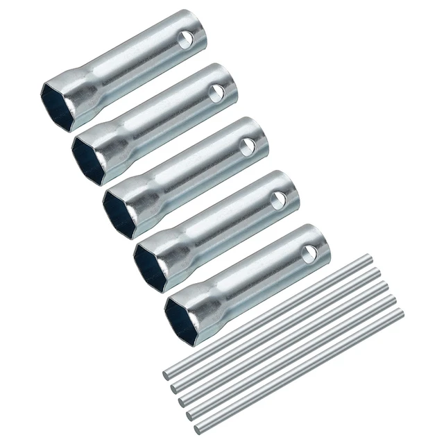 6pcs - Jeu De Clés Tubulaires Métriques, 8-19mm 6-22mm,Barre De Tube,  Bougie D'allumage Pour La Réparation De