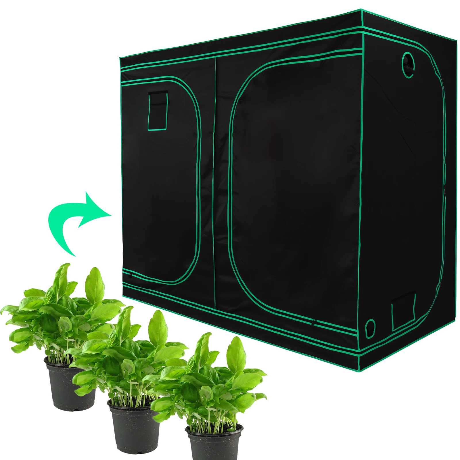 Plant Growing Tent with Observation Window Hydroponic Indoor Grow Tent Plant Tent for Hydroponic Indoor Plant Growing