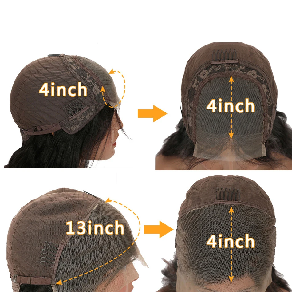 Highlight Body Wave Ombre Body Wave Lace Front Human Hair Wigs For Women 13x4 Lace Frontal Wig 4X4 Closure 180% human hair wig human hair extensions lace front wig human hair wigs front lace wig