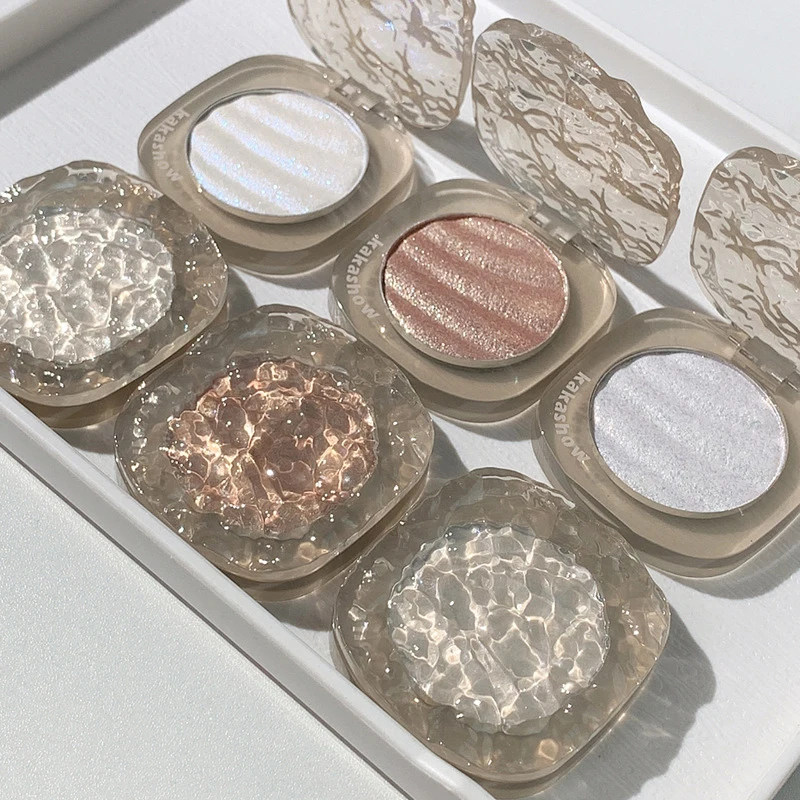 Makeup Palette Contour Palette Monochrome Glitter Shiny Diamond Eye Shadow Eyeshadow Palette Face Contour Shimmer Lasting Highlight Korean Cosmetics Pallete