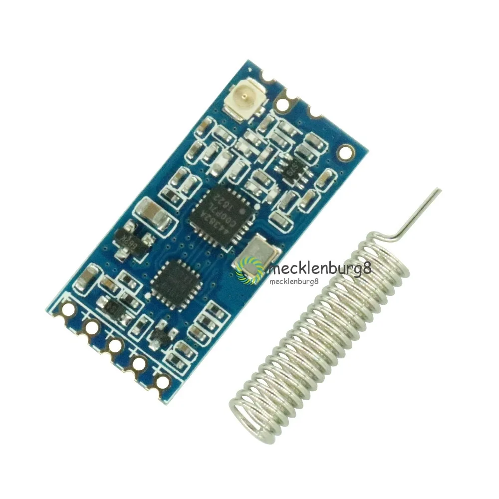 

NEW HC-12 433Mhz Wireless Serial Port Microcontroller Max 100MW 1000M Distance Wireless Module With DC3.2-5.5V