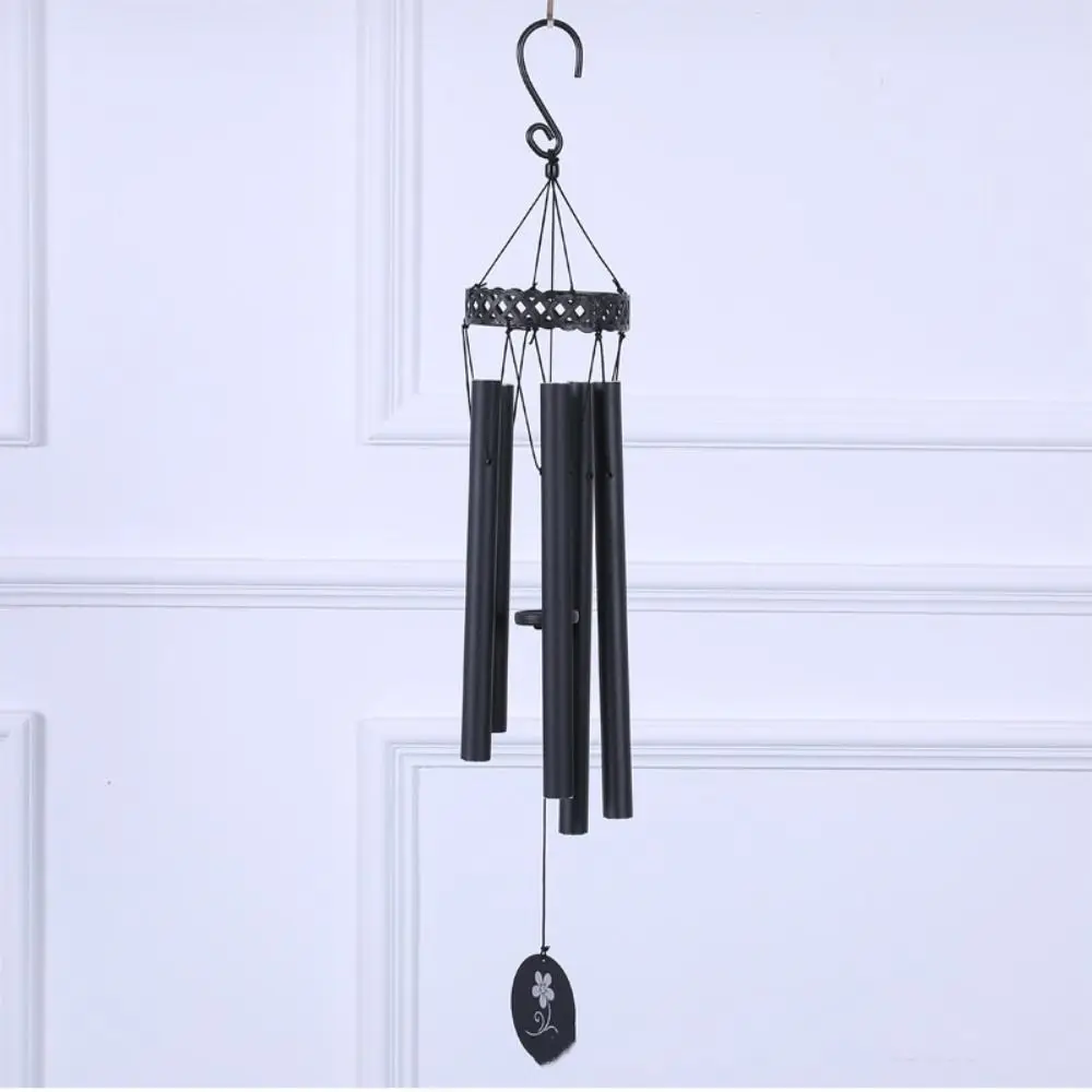 Garden Decor Japanese Style Wind Chimes Retro Handcrafted Aluminum Tube Wind Bell Antique Metal Blessing Bell Zen Patio