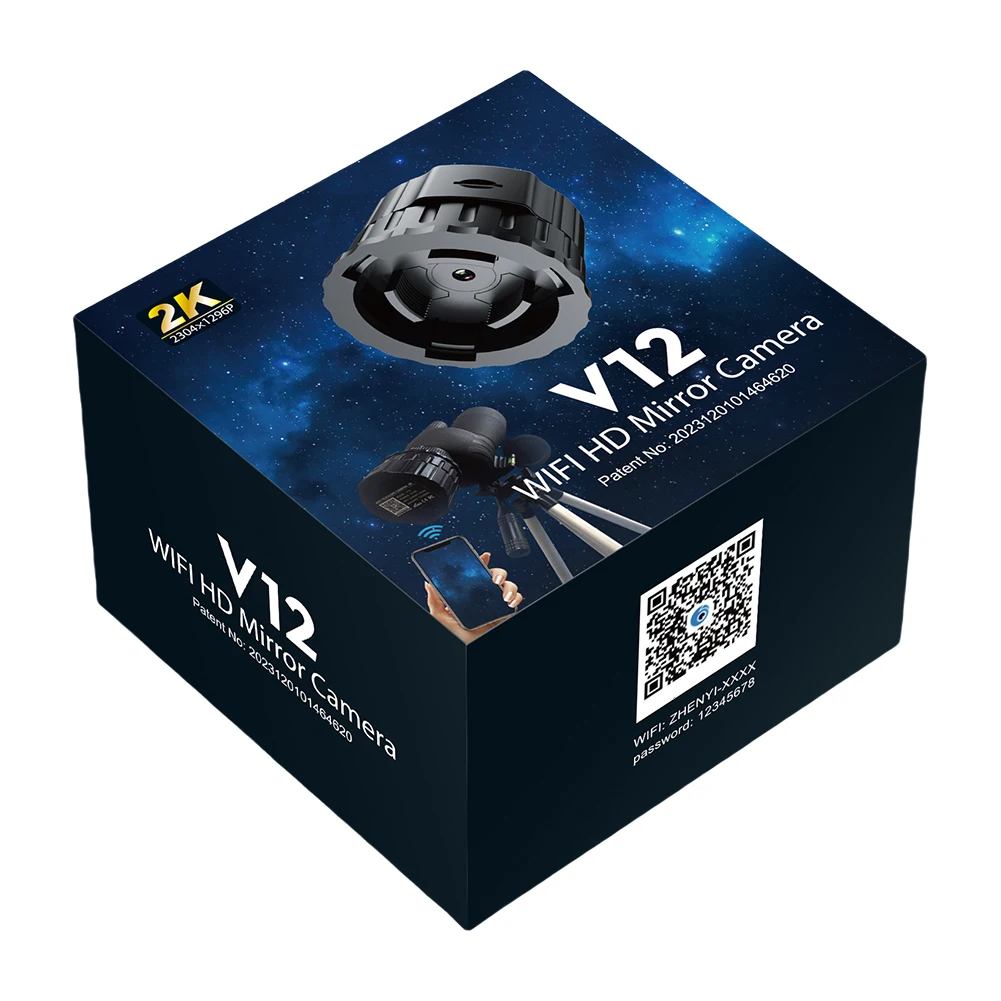 2K 4 Million High-Definition WiFi Telescope Eyepiece Camera Fits 25mm-50mm Optical Telescopes and Microscopes for Bird Watching