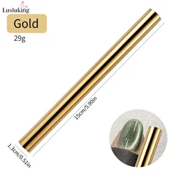 Cat Eye Nail Magnetic Stick for UV Gel Polish Manicure Design (Golden)