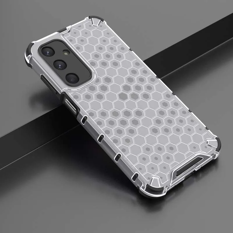 Luxury Honeycomb Hybrid Shockproof Phone Case - 2-in-1 Design