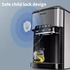 220V Quick Ice Maker Machine Commercial Home Use Cold and Hot Water Dispenser Small Vertical Ice Cube Maker Machine Cocina 5