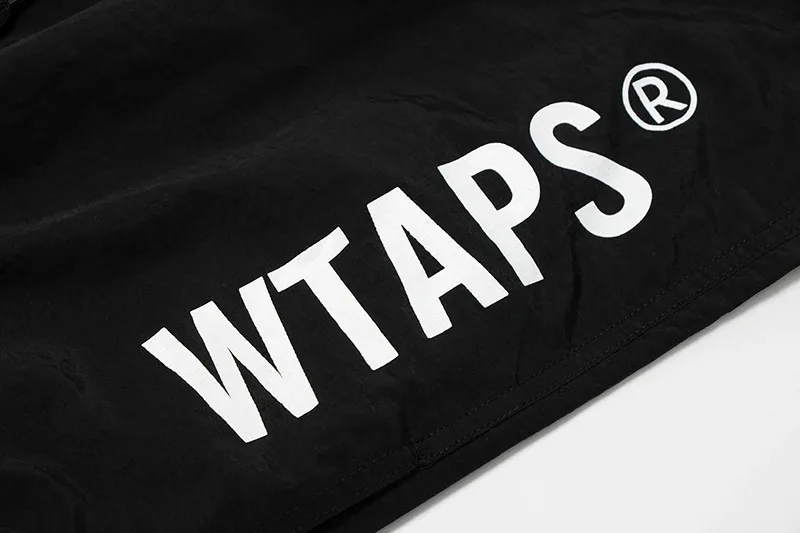 WTAPS Sports Casual Shorts for Men Japanese Style Nylon Quick Drying Drawstring Loose Jogging Shorts 2