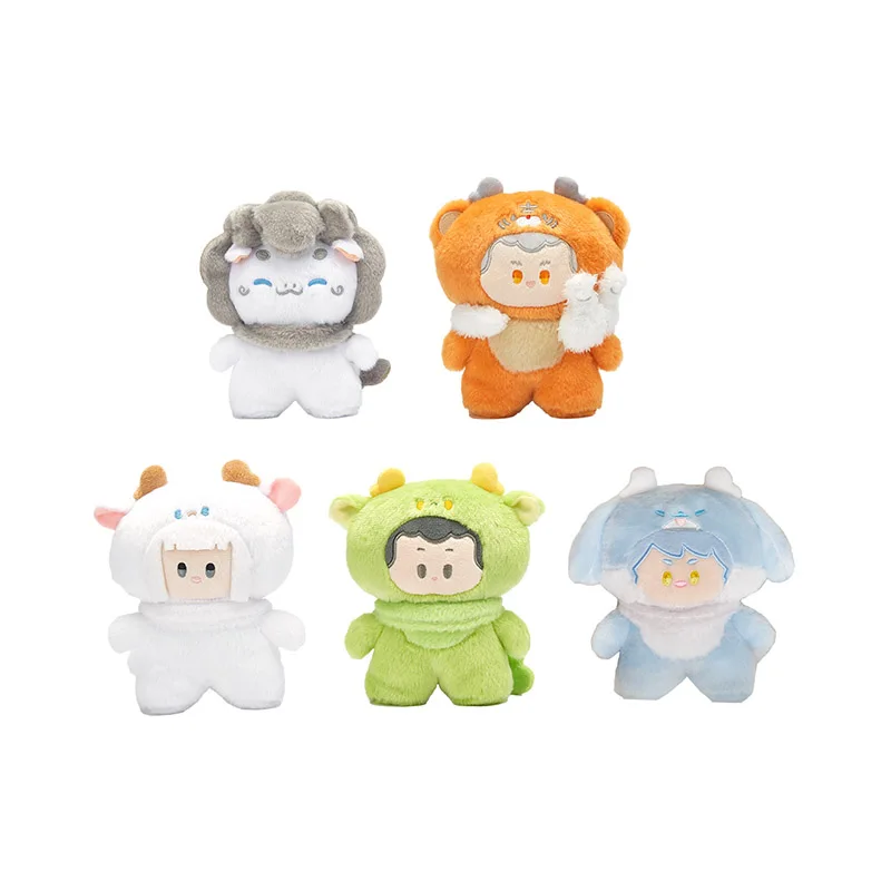 

The Incredible Flagship Store Is On A Roll Series Plush Blind Box Mystery Box Toys Doll Cute Anime Figure Ornaments