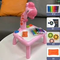 Cartoon LCD Writing Tablet Board Children Dream Writing Tablet Typing Board Zeichenbr Tablet Sketch Projector Kids Drawing 1