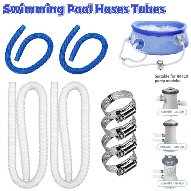 Medence Tömlők Csövek Szivárgásálló Rugalmas Szivattyú Csere Tömlőbilincsekkel A Föld Feletti Szivattyúkhoz