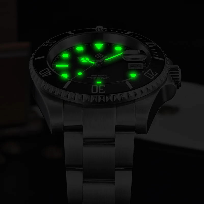 LIGE Fashion Diver Watch Men Casual Sports Military Men's Mechanical Wristwatches Waterproof Automatic Watch Men Reloj Hombre