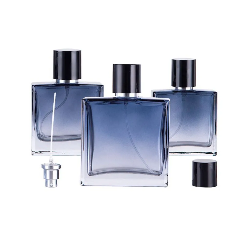 

Новинка, большой емкости, градиентный красочный контейнер для жидкости, многоразовый парфюмерный распылитель для путешествий, 30/50/100 мл