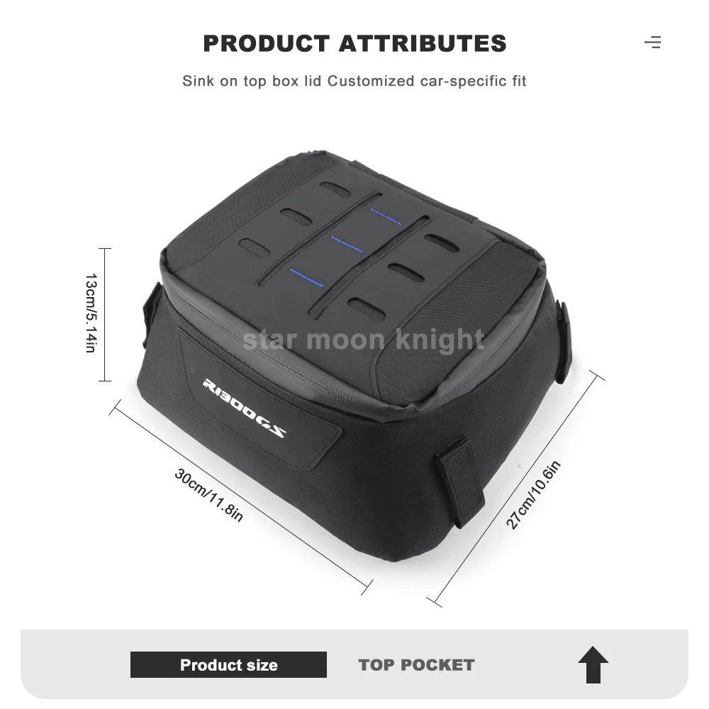 Motorcycle Accessories Vario Top Case Bag GS1300 Top Box Portable Travel Waterproof Tool Bags For BMW R1300GS R1300 R 1300 GS