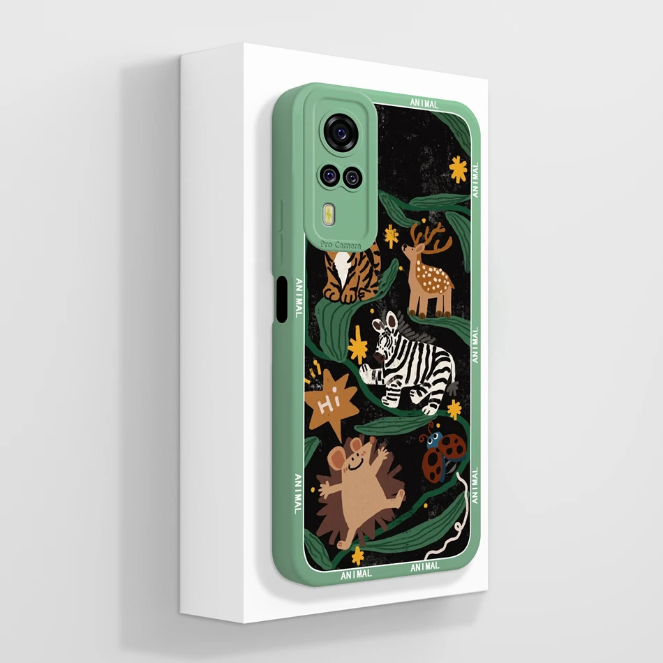 Creative High-Quality Liquid Silicone Anti-Drop Phone Case