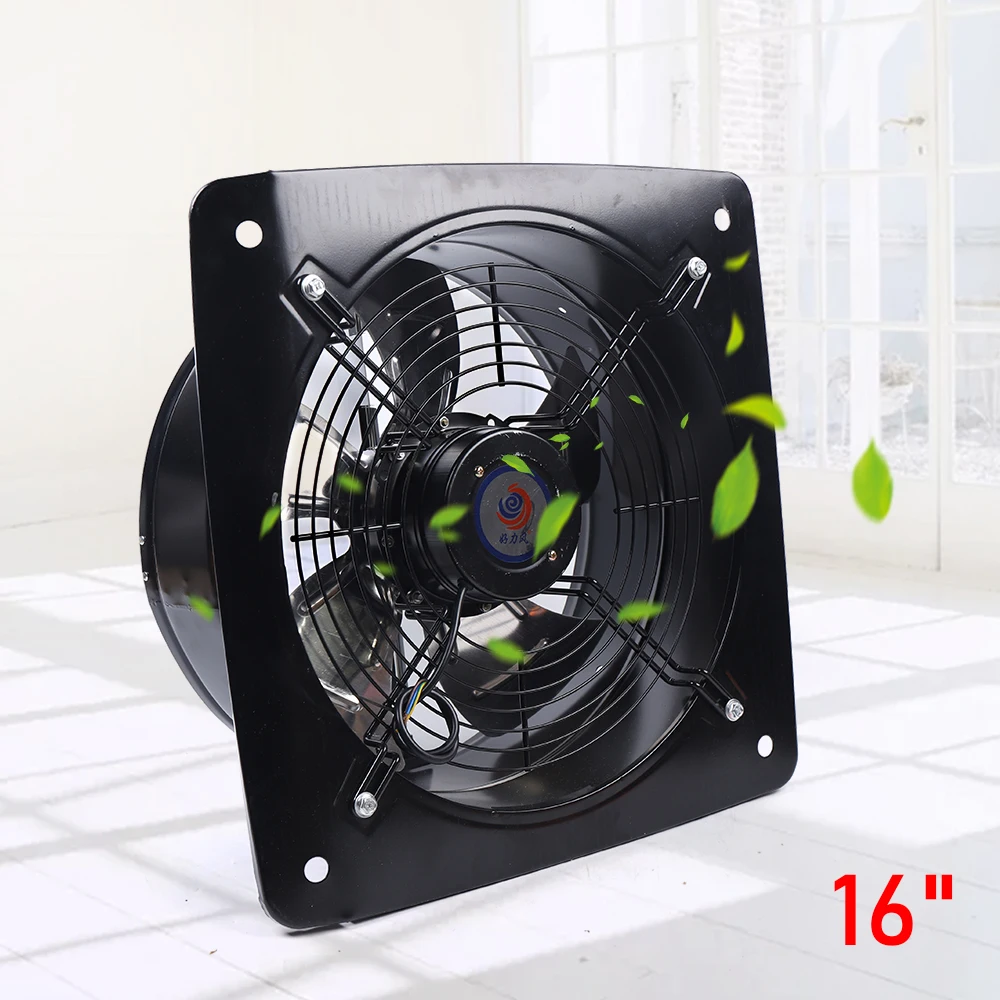 16” Industrial Ventilation Extractor Axial Exhaust Commercial Air Blower Fan