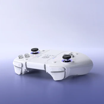NYXI Hyperion Pro Hall Joystick Wireless Game Controller White Gamepad with RGB Lights for Nintendo Switch PC Controller 4
