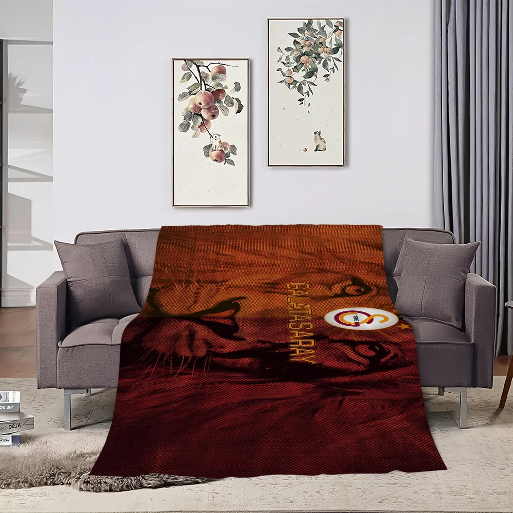 Club G-Galatasaray Football Blanket Skin friendly comfort warm soft plush blanket suitable sofa living room office bedroom 3