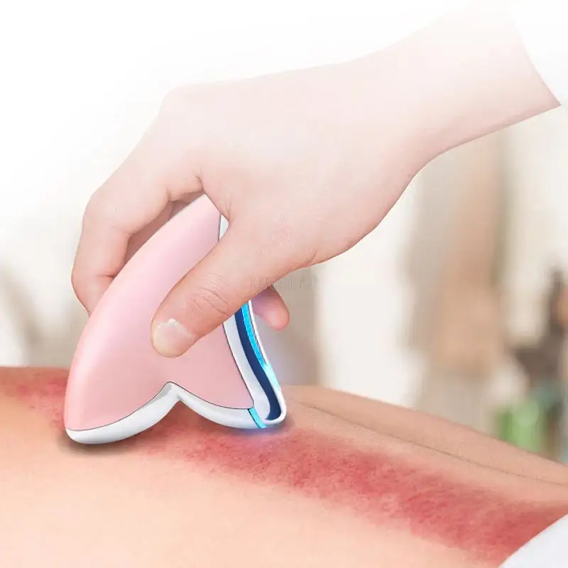Facial Massager Electric Scraping Board Micro-current Positive And Negative Ion Importer Facial Dredging Neck Protector Portable