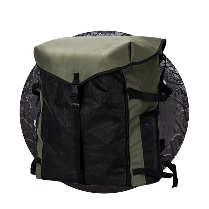 

Spare Tire Storage Trash Bag Off-road Recovery Camping Gear Fit Jeeps Wranglers TJ JK JKU U With Adjustable Straps