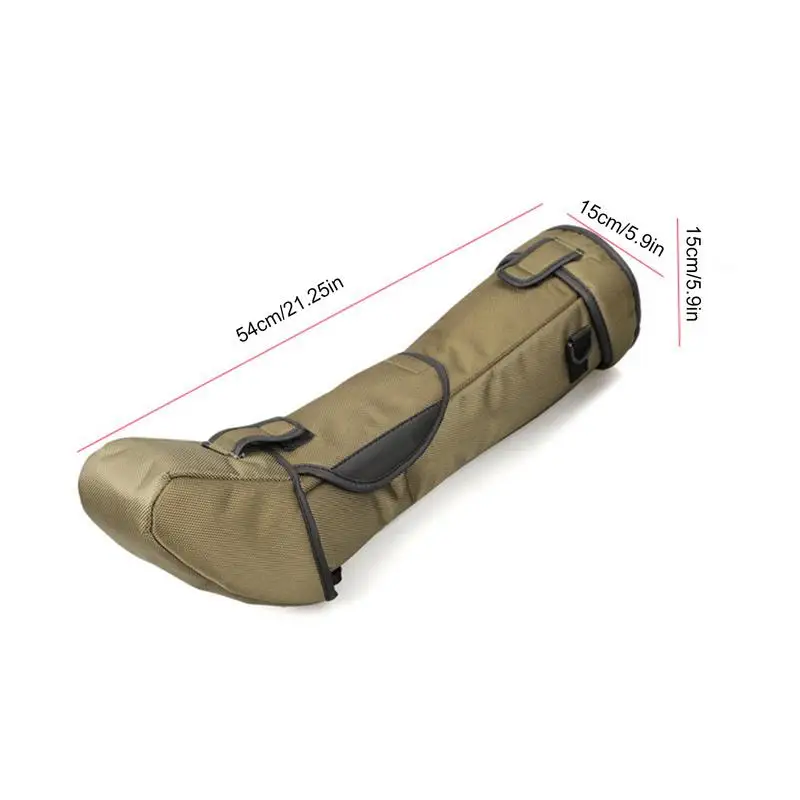Telescope Storage Bag Portable Spotting Scope Bag Multipurpose Nylon Telescope Carrying Case With Adjustable Shoulder Strap