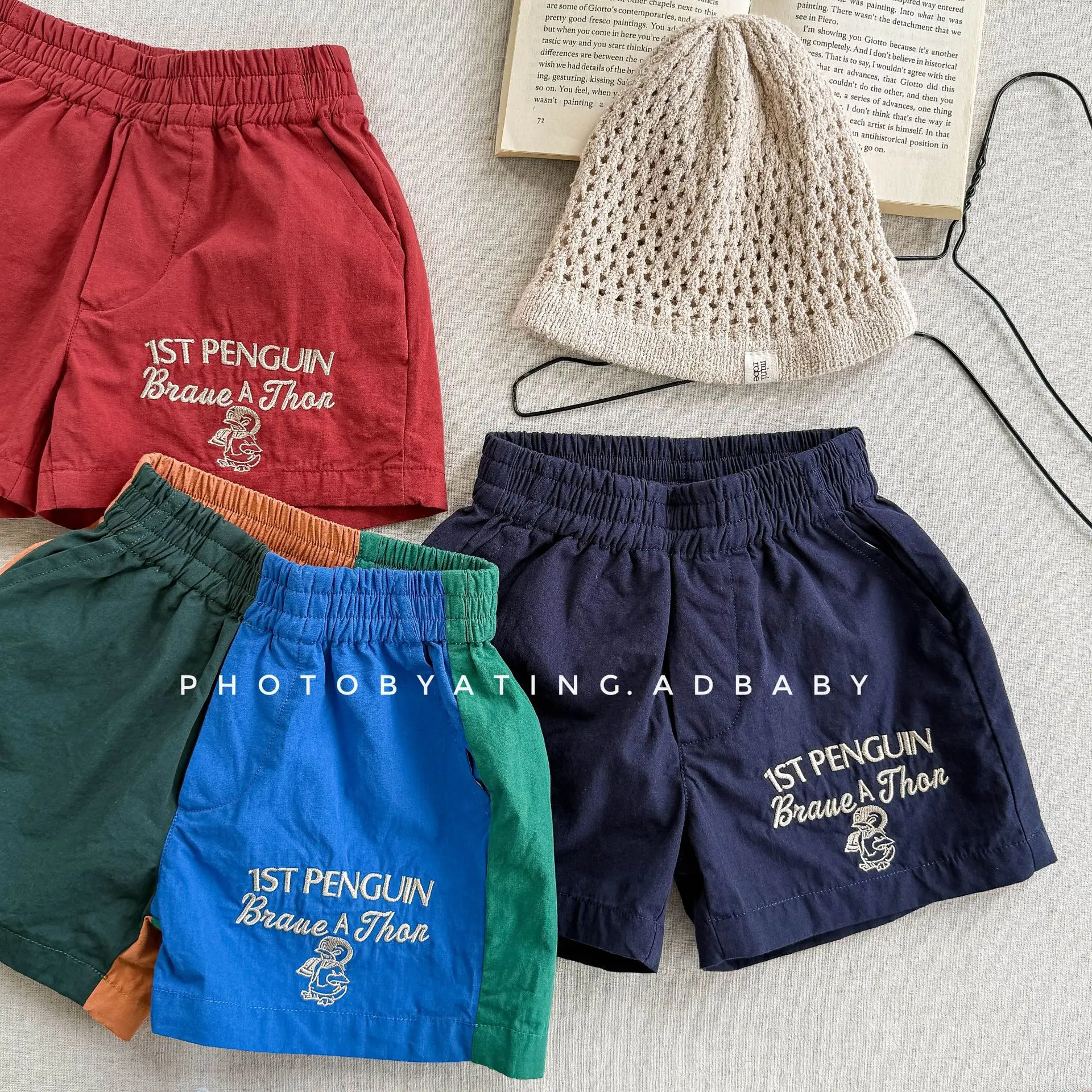 Children Casual Shorts Fashion Cartoon Embroidery Girls Shorts Cotton Baby Boys Short Pants Kids Clothes 2026 Summer