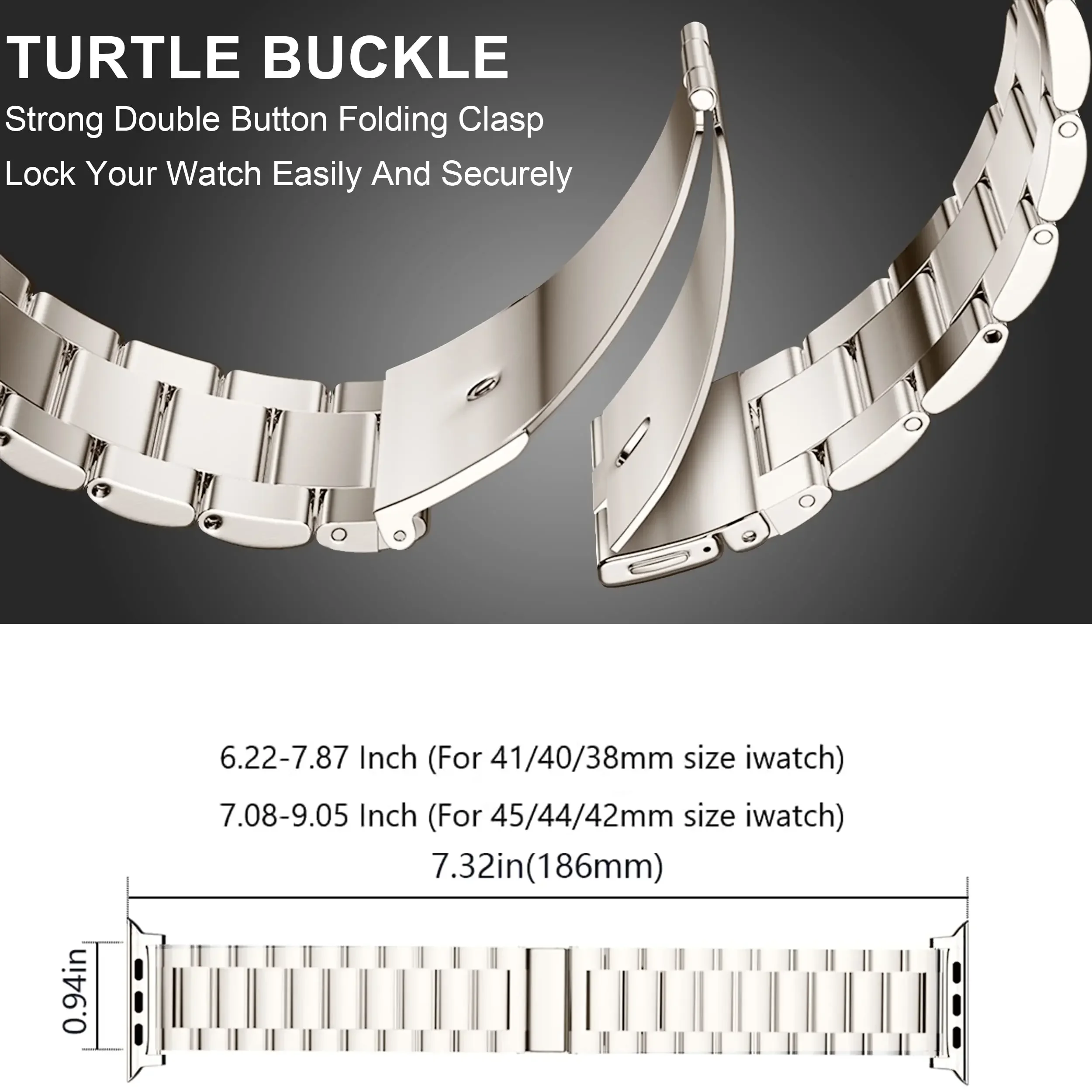 Premium Metal Strap and Protective Case