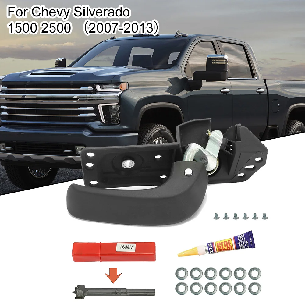 

Brand New Durable High Quality Door Handle Parts & Accessories ABS Black 2007-2013 For Silverado 1500 2500 3500
