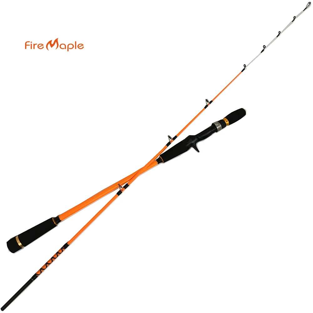 Fire Maple 1.55M 1.7M 5 Piedi Slow Jigging Rod Octopus Canna Da Pesca Soft Sensitive White Tip Off Shore Boat Hunting Rod Casting