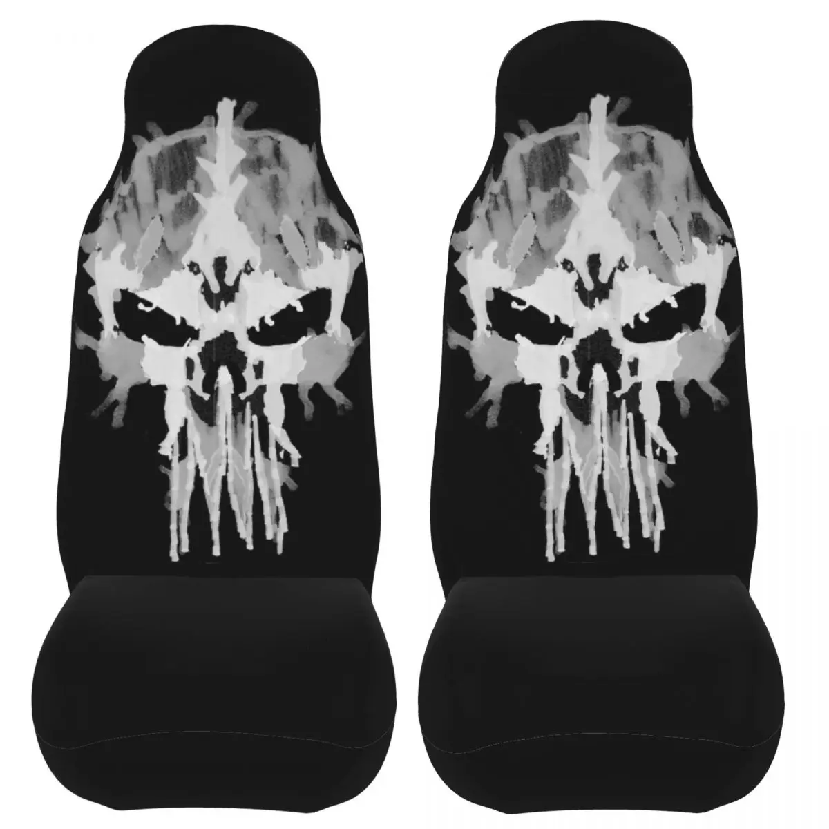 Skull Punk Rock Music Universal Car Seat Cover Four Seasons