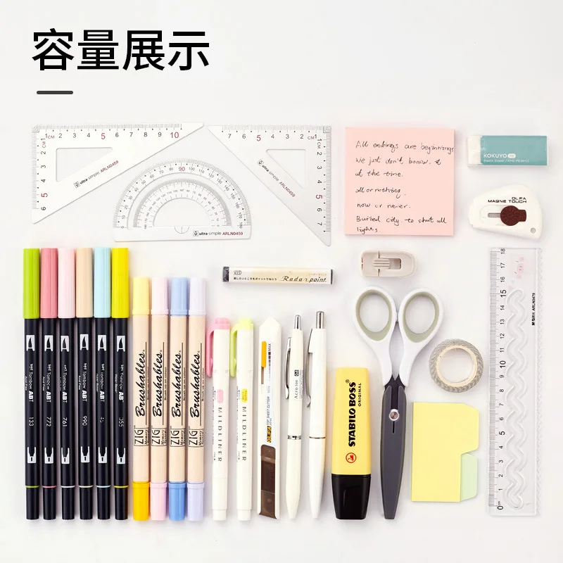 Large Capacity Pencil Case Stationery School Supplies Pencil Cases Pouch Office Desk Storage Bag Students Kids Pen Case Bags Bo - 4