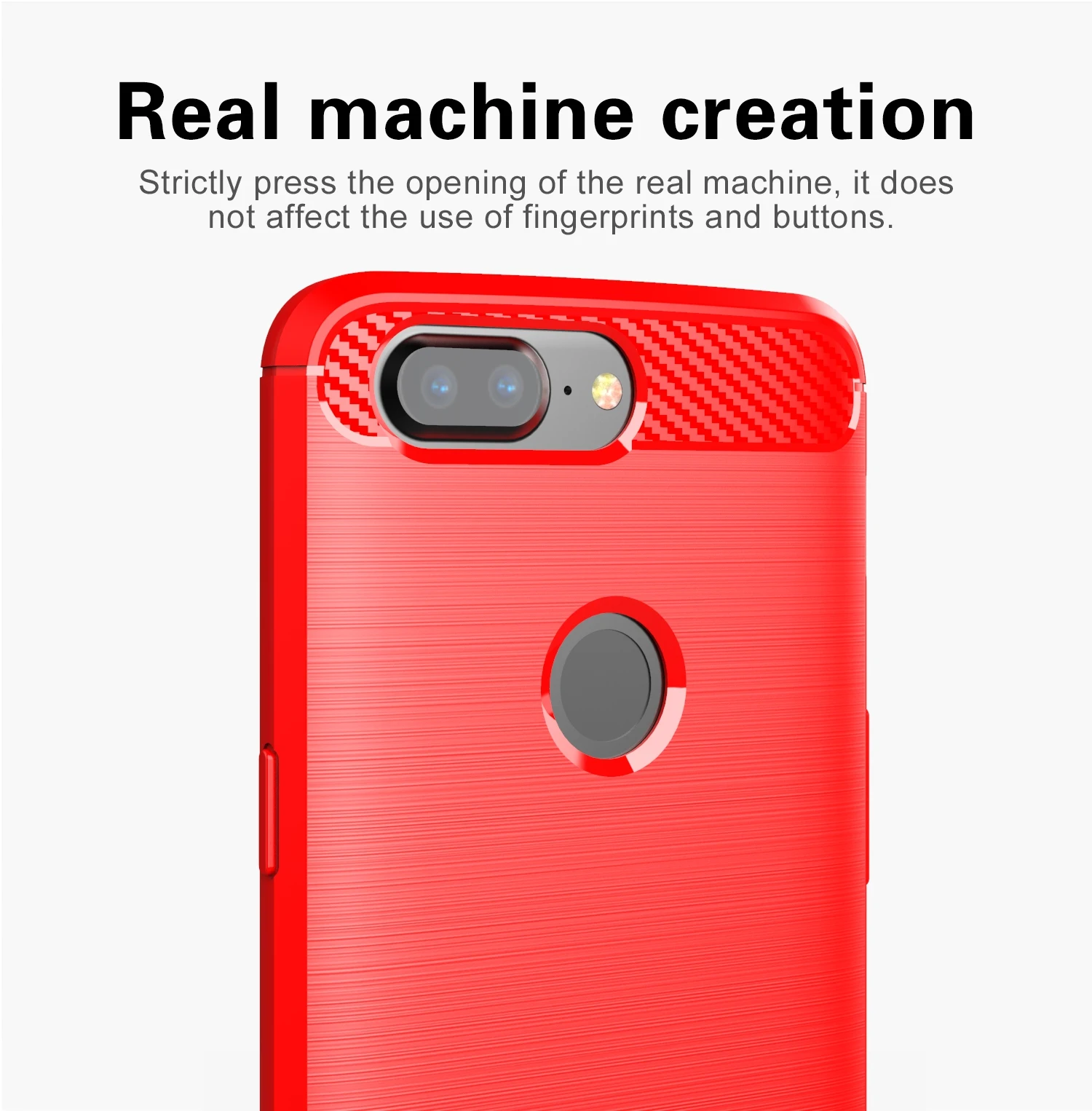 ShockProof Carbon Fiber Soft Silicone Protective Case - Silicone Shell Cover