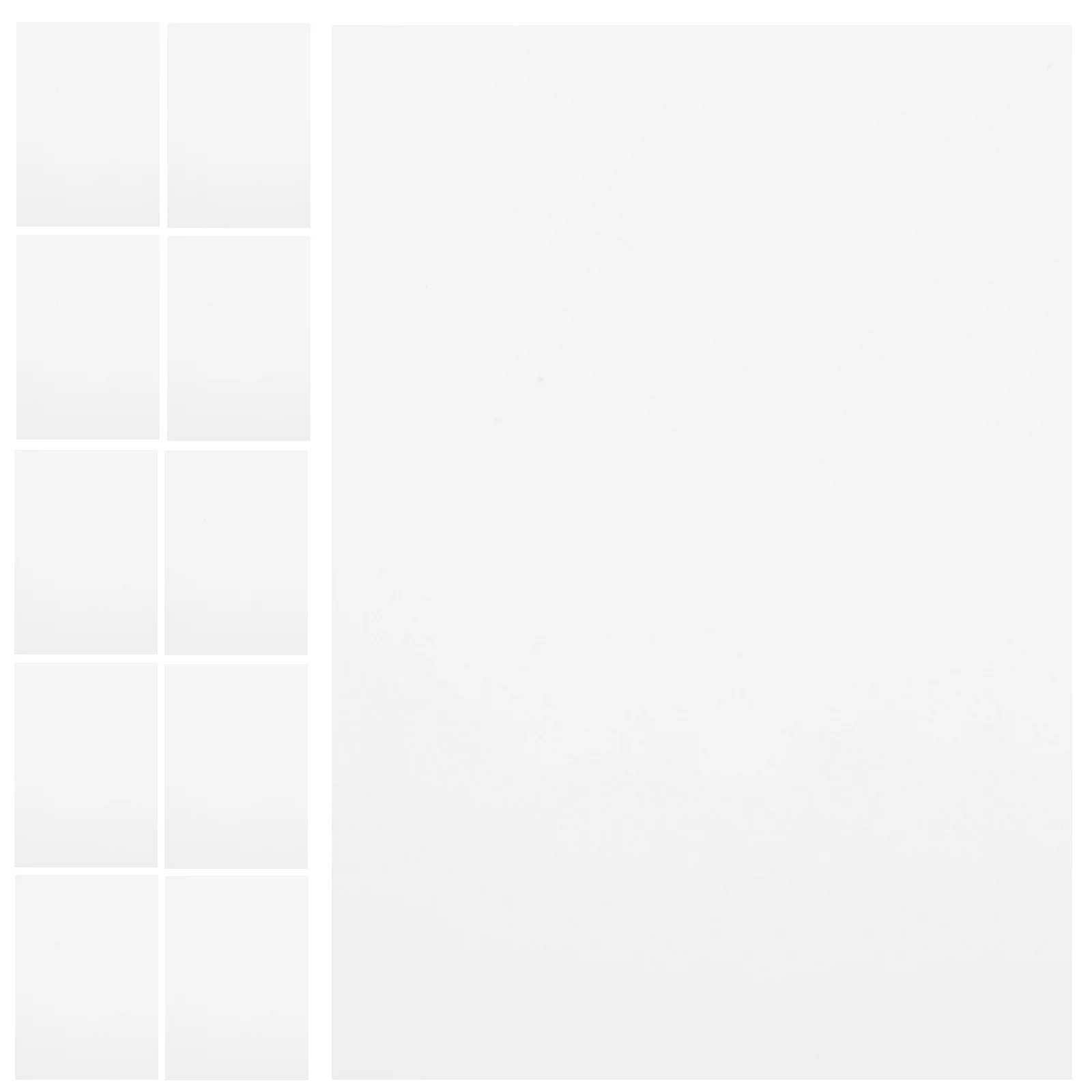 

40 Sheets White Cardstock Print Paper Origami Papers Painting Supply DIY Material Craft Supplies Blank