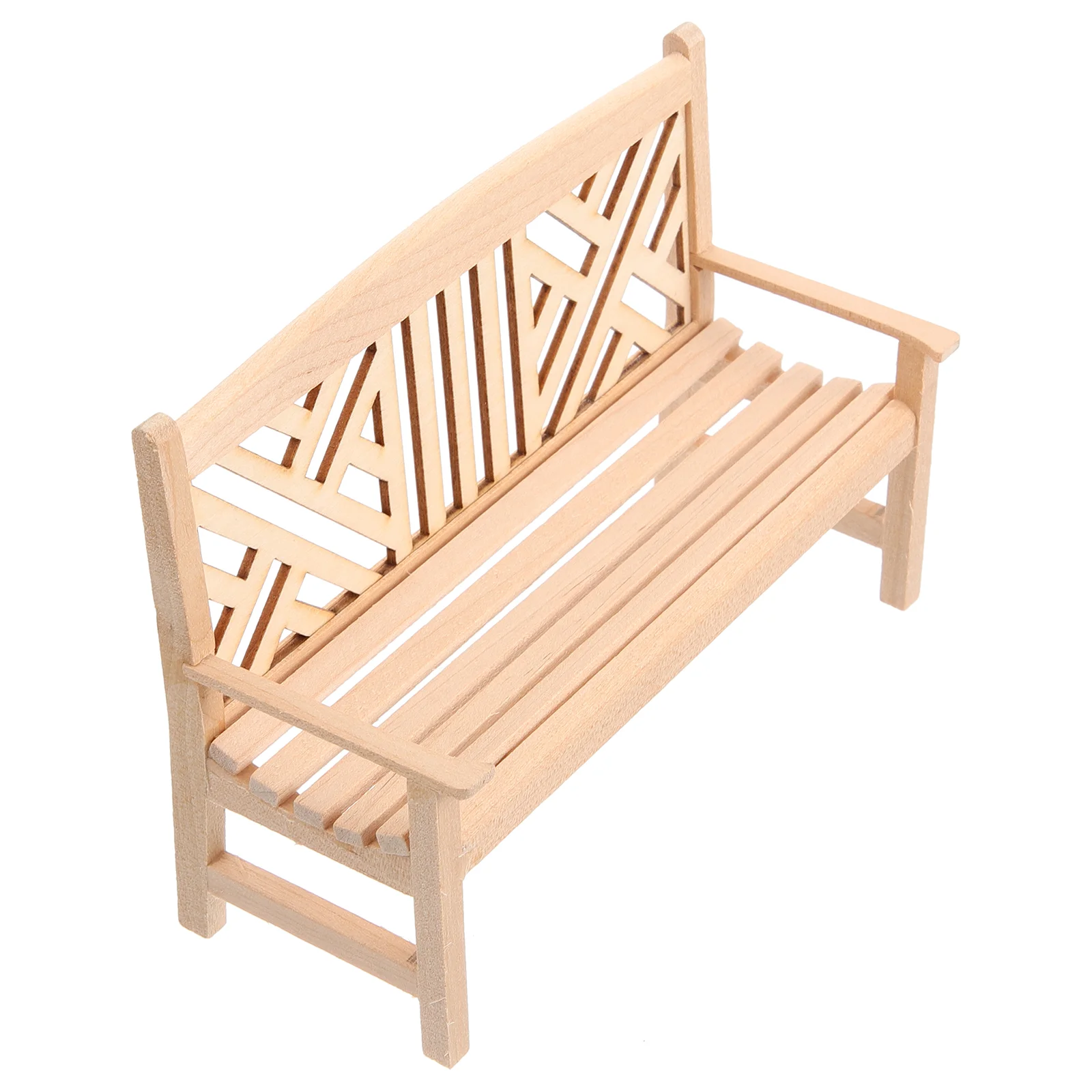 

House Bench Micro Landscape Mini Dollhouse Furniture Adornment Benches Model Miniature