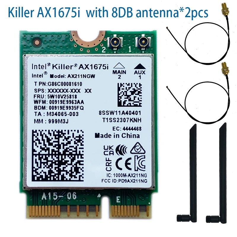 Рисунок 4 - Killer Wi-Fi 6E карта AX1675i 160 МГц 2