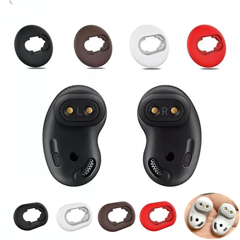 

4 Pairs for Galaxy Buds Live Ear Tips,Silicone Adapter Ear Wing Replacement,Earbuds for Samsung Galaxy Buds Live Accessories