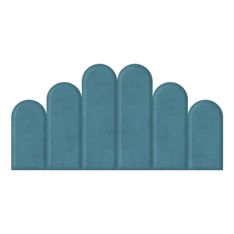 Modern Children's Room Headboards Anti-collision Headrest Bed Surround Self Adhesive Fabric Wall Sticker Cabecero Cama 135