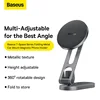 Baseus T-Space Series Folding Metal Car Mount Magnetic Phone Holder Frost Silver 1