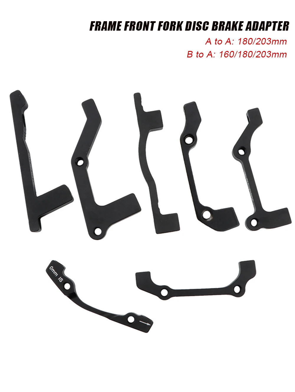 

High Quality MTB Bike Disc Brake Converter Ultralight Bracket IS PM AB To PM A Disc Brake Mount Adapter For 160 180 203mm Rotor