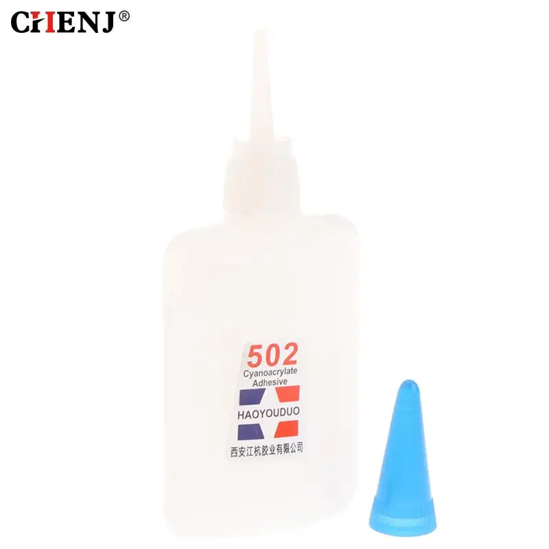 

1pc 502 Super Glue Instant Quick Dry Cyanoacrylate Strong Adhesive Quick Bond Leather Rubber Metal Office Supplies Fast Glue