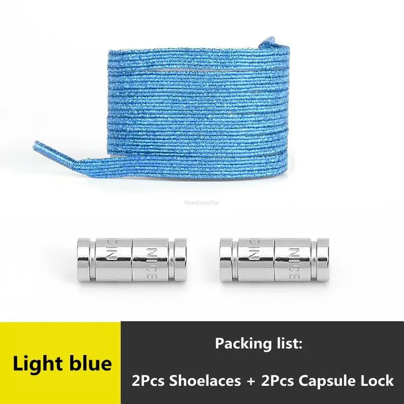 Colorful No-Tie Elastic Shoelaces for Easy Slip-On Sneakers